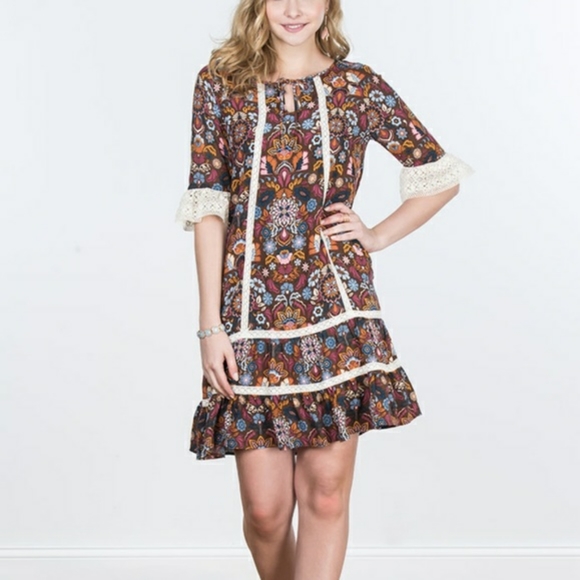 Matilda Jane Dresses & Skirts - Matilda Jane Intermission Boho Prairie Dress